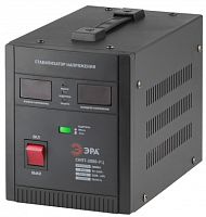 ЭРА Стабилизатор напряжения переносной  СНПТ-2000-РЦ цифровой дисплей 90-260В/220В, 2000ВА (Б0035296)