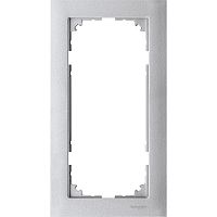 SCHNEIDER ELECTRIC M-Pure Рамка 2 поста без перегородки алюминий (MTN4025-3660)