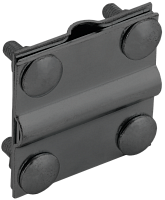 IEK Зажим крестообразный с разделителем полоса/пруток-полоса/пруток 30/8мм оцинкованная сталь TD  (ZCC18-13-1-08-30)