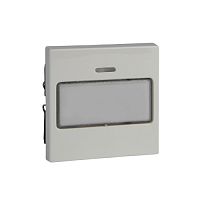 SCHNEIDER ELECTRIC Клавиша с окошком для светоиндикатора с полем для надписи белый (MTN434719)