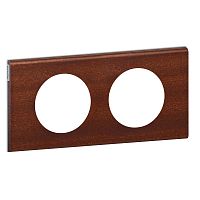 LEGRAND Рамка, двухпостовая, орех (69222 )