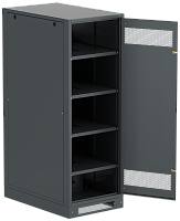 IEK Шкаф LINEA B (пустой) 1700х600х950мм металлическая дверь черный (LB05-17H69-M)