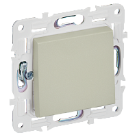 IEK SKANDY Выключатель 1-клавишный перекрестный 10А SK-V03B бежевый  (SK-V13-0-10-K10)
