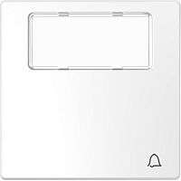 SCHNEIDER ELECTRIC Клавиша D-Life с линзой для LED модуля символ: звонок белый лотос SD (MTN3325-6035)