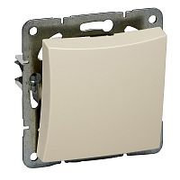 SCHNEIDER ELECTRIC ДУЭТ Переключатель одноклавишный в рамку бежевый (WDE000261)