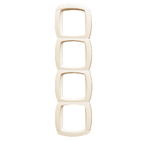 EKF Париж Рамка 4 поста вертикальная бежевая (ESM-V-304-20)
