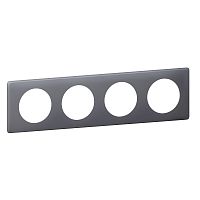 LEGRAND Рамка, четырехпостовая, фиолетовая перкаль (066734 )