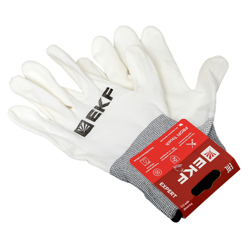 EKF Перчатки рабочие PROFI Touch для чистовых работ (15 класс, 9 размер)  Expert (pe15pm-9-exp) фото 2
