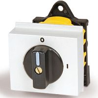 DKC Площадка 46х46мм под пластрон белая/черная ручка (AZ2723)