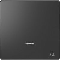 SCHNEIDER ELECTRIC Клавиша D-Life с линзой для LED модуля символ: звонок антрацит SD (MTN3325-6034)