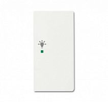 ABB Клавиша двойная правая free@home освещение future цвет белый бархат (6220-0-0612)
