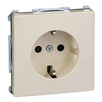SCHNEIDER ELECTRIC Sys D Розетка с заземлением со шторкой в рамку бежевая SCHUKO (MTN2300-4044)