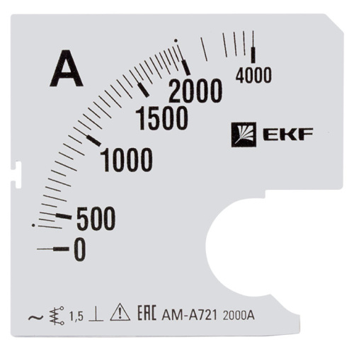 EKF Шкала сменная для A721 2000/5А-1,5  PROxima (s-a721-2000)