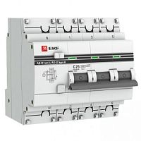 EKF Выключатель автоматический дифференциальный АД-32 63А 30мА C AC 4.5кА (DA32-63-30)