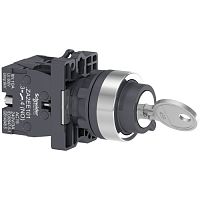 SCHNEIDER ELECTRIC Переключатель с ключом 3 позиции с фиксацией 2НО (XA2EG03)
