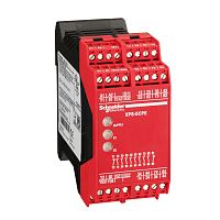 SCHNEIDER ELECTRIC Модуль безопасности Preventa расширение 8 выходных реле NO 24В постоянный/переменный ток пружинные (XPSECPE5131C)