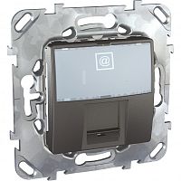 SCHNEIDER ELECTRIC Розетка компьютерная 1хRJ45 категория 6 (MGU5.425.12ZD)