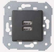 SIMON Зарядное устройство 2xUSВ 82 82Н 82Д (7501096-039)