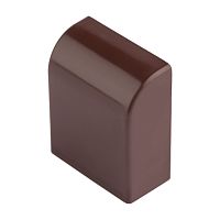 EKF Заглушка  (25х16)  (4 шт) Plast под темное дерево (ecd-25-16x4)