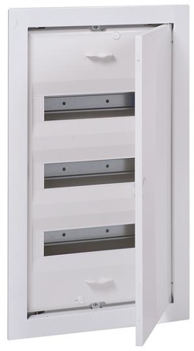 ABB Щит распределительный встраиваемый ЩРв-П-36 IP30 пластиковый белый стальная дверь  (UK536N3)  (2CPX031283R9999) фото 3