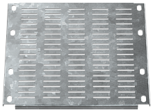 IEK FORMAT Заглушка панели нижней наборной вентилируемой 200мм в шкаф шириной 400мм  (FO-00-PLTV-020-040)