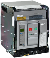 IEK Воздушный автоматический выключатель переменного тока ВА77 выдвижного исполнения 3 полюса типоразмер D 65кА 2000А EA с набором аксессуаров: мотор привод катушка включения катушка отключения MASTER IE (MI-ACB10-3WD-065-2000-ACF)