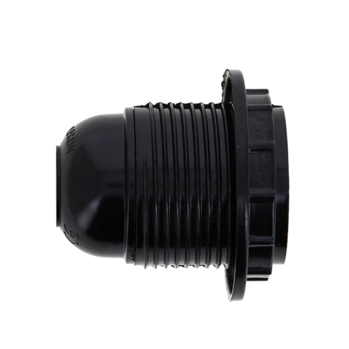 EKF Патрон карболитовый с кольцом Е27 черный без наклейки PROxima (LHC-E27-r)