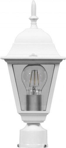 FERON Светильник НТУ-60w на трубу Е27 IP44 белый (4103) (11017)