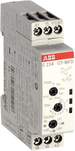 ABB Реле времени CT-MFD многофункциональное  (7 функций) 0.05сек...100час (1SVR500020R0000)