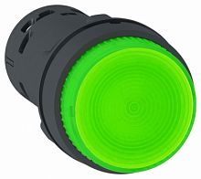 SCHNEIDER ELECTRIC Кнопка 22мм 24В зеленая с подсветкой с фиксацией (XB7NJ03B1)