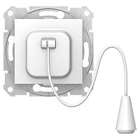 SCHNEIDER ELECTRIC Sedna Выключатель кнопочный одноклавишный шнур в рамку белый (SDN1200121)
