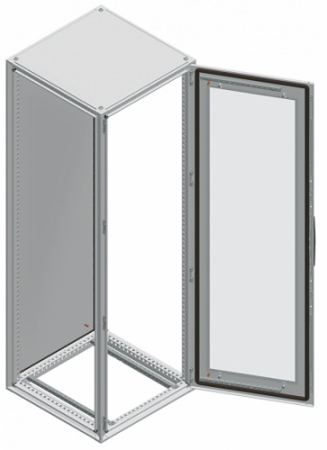 SCHNEIDER ELECTRIC Шкаф SF без монтажной платы прозрачная дверь 2000х800х400мм (NSYSF20840T)