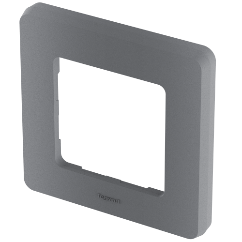 LEGRAND INSPIRIA Рамка декоративная универсальная  , 1 пост, для горизонтальной или вертикальной установки, цвет "Дымчатый" (673937) фото 2