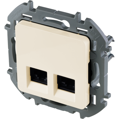 LEGRAND INSPIRIA Информационная розетка RJ 45 - категория 6 - UTP -  - антрацит (673841) фото 5