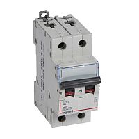 LEGRAND Выключатель автоматический двухполюсный 2А C DX3-E 6kA/6kА (407271 )