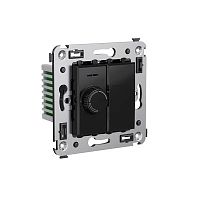 DKC Avanti Диммер поворотный в стену, ''Черный квадрат'' (4402133)