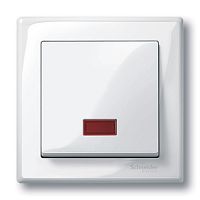 SCHNEIDER ELECTRIC Sys M Клавиша 1шт с индикацией белый (MTN432819)