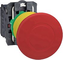 SCHNEIDER ELECTRIC Кнопка аварийного останова и отключения тяни-толкай (XB5AT842)