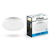 FERON Лампа светодиодная LED 9вт GX53 дневной таблетка (LB-452) (25867)