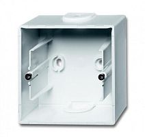 ABB FUTURE Коробка 1 пост наружная альпийский белый  (1701-84-500)  (2CKA001799A0982)