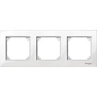 SCHNEIDER ELECTRIC Рамка 3 поста M-PLAN белый (MTN515319)