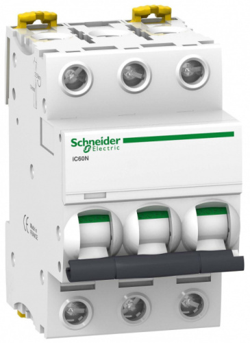 SCHNEIDER ELECTRIC Выключатель автоматический трехполюсный 4А С iC60N 6кА  (A9F74304)