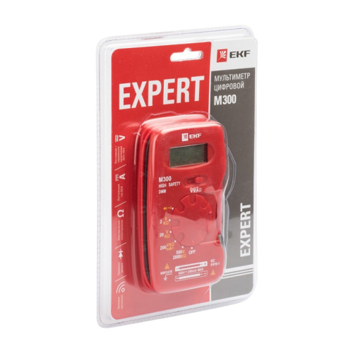 EKF Мультиметр цифровой M300 Expert (In-180701-pm300) фото 3 EKF Мультиметр цифровой M300 Expert (In-180701-pm300) фото 3