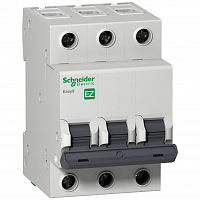 SCHNEIDER ELECTRIC Выключатель автоматический EASY 9 3П 63А С 6кА 230В =S= (EZ9F56363)