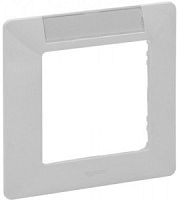 LEGRAND ETIKA Рамка с держателем для маркировки 1 пост белый (672506 )