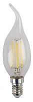 ЭРА Лампа светодиодная F-LED BXS-11W-840-E14   (филамент, свеча на ветру, 11Вт, нетр, E14)  (10/100/4000) (Б0047002)