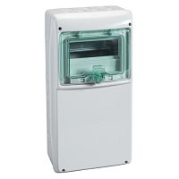 SCHNEIDER ELECTRIC Щит KAEDRA IP65 8 модулей с плоской панелью (13190)