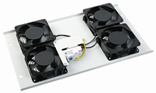 IEK Панель вентиляторная потолочная термостат 2 вентилятора серая (FM35-22)