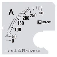 EKF Шкала сменная для A721 250/5А-1,5  PROxima (s-a721-250)