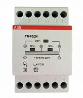 ABB Трансформатор модульный звонковый 220/24 (12+12) 40VA  (TM 40/24)  (2CSM228785R0802)